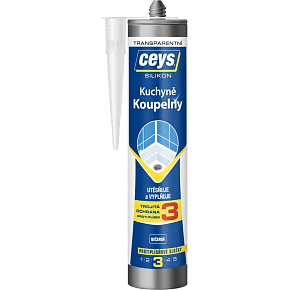 Ceys Koupelny a kuchyně silikon, transparentní, 280 ml Ceys Koupelny a kuchyně silikon, transparentní, 280 ml