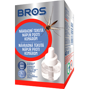 Bros Elektrický odpařovač proti komárům náhradní náplň, 40 ml Bros Elektrický odpařovač proti komárům náhradní náplň, 40 ml