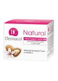 Dermacol Natural Výživný mandlový noční krém 50 ml pro suchou a citlivou pleť