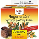 Bione Cosmetics Arganový olej & Karité regenerační výživný pleťový krém pro všechny typy pleti 51 ml