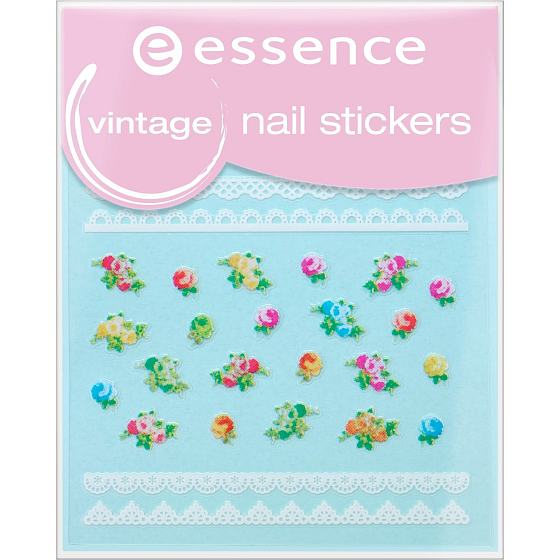 Essence Nail Art nálepky na nehty 17 Vintage 1 aršík