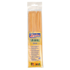 Spontex Grilovací špejle bambusové 25 cm 50 kusů