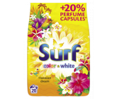 Surf Color & White Hawaiian Dream prášek na praní barevného i bílého prádla 20 dávek 1,4 kg