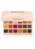 Makeup Revolution X Soph Extra Spice paletka očních stínů 18 x 0,8 g