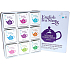 English Tea Shop Bio Vánoční zima Očista po vánočním hodování + Detox se zimním ovocem + Chai pro zvýšení imunity + Po večeři + Osladit si život + Dodat si energii pro svátky + Neodolatelně bílé + Svatý den + Uvolnit se na sezonu, 72 kusů čajů, 9 příchutí, 108 g, dárková sada v plechové dóze