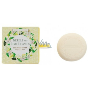 Heathcote & Ivory Neroli & Lime Leaves hydratační toaletní mýdlo v dárkovém balení 175 g