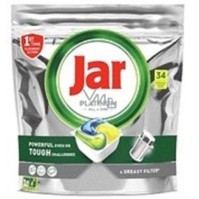 Jar Platinum All in One Lemon kapsle do myčky nádobí 34 kusů