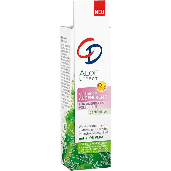 CD Aloe Effect vyhlazující oční krém s aloe vera 15 ml