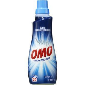 Omo Stralend Wit gel na praní, bílé prádlo 20 dávek 700 ml