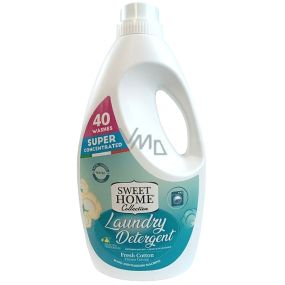 Sweet Home Fresco Cotone - Svěží bavlna prací gel na bílé i barevné prádlo 40 dávek 2 l