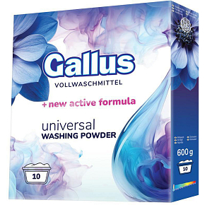 Gallus prací prášek Universal, 10 dávek, 600 g