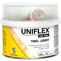 Uniflex PES-TMEL jemný tmel na kov, ocel, kámen, beton a dřevo, 500 g