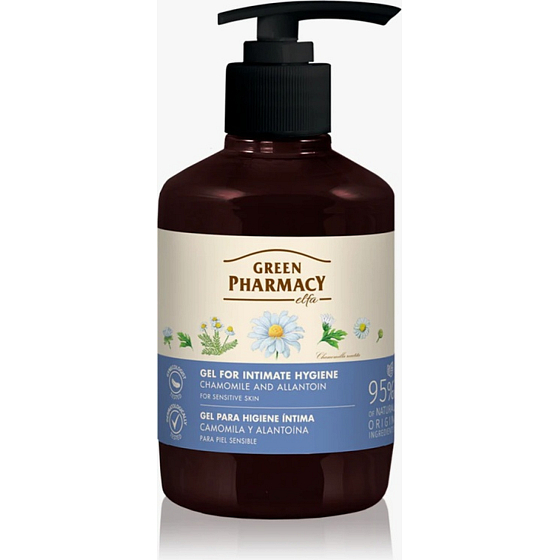 Green Pharmacy Intimní gel s heřmánkem a allantoinem, 370 ml