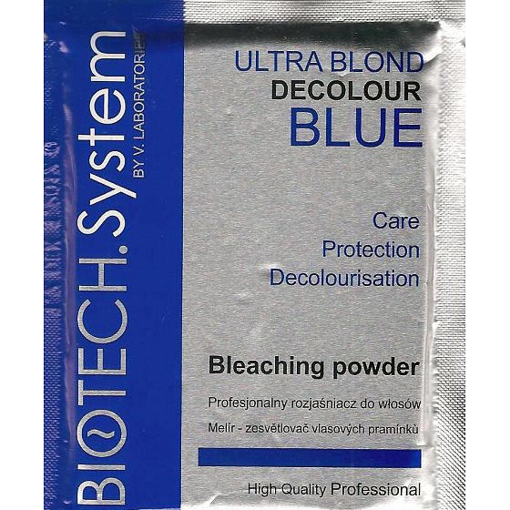 Biotech System Ultra Blond Decolour Blue melírovací prášek 40 g