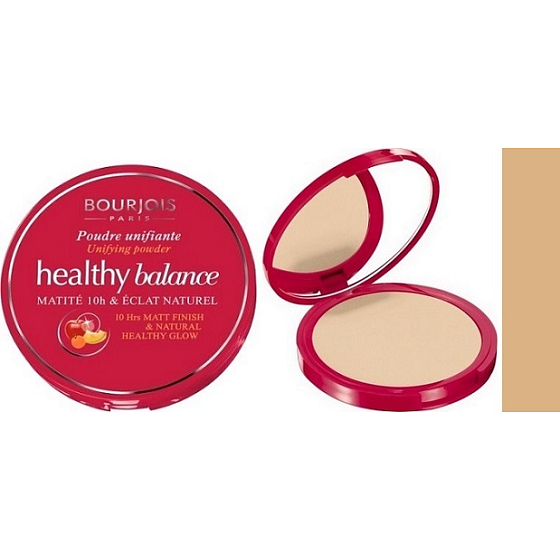 Bourjois Healthy Balance Unifying Powder kompaktní pudr 55 Beige Fonce 9 g