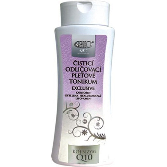Bione Cosmetics Exclusive & Q10 čisticí odličovací pleťové mléko pro všechny typy pokožky 255 ml
