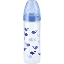 Nuk My Love kojenecká láhev PP se silikonovou savičkou na mléko 6-18 měsíců 250 ml