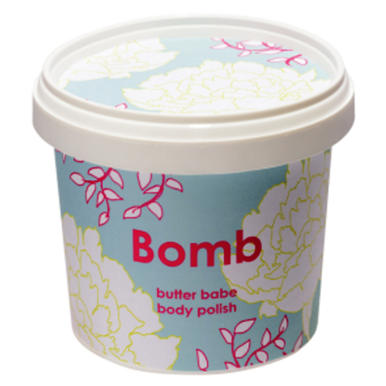 Bomb Cosmetics Máslové děťátko Přírodní tělový peeling ručně vyrobeno 375 g