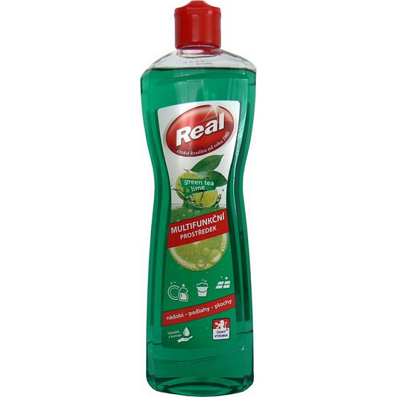 Real Zelený čaj + Limetka multifunkční čisticí prostředek 600 g