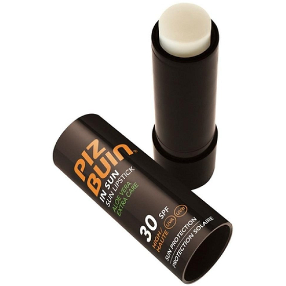 Piz Buin Aloe Vera OF30 balzám na rty hydratuje, zklidňuje a regeneruje UVA/UVB filtr 4,9 g