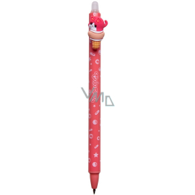 Colorino Gumovatelné pero Candy Cats tmavě růžové, modrá náplň 0,5 mm
