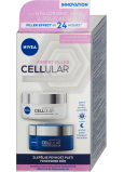Nivea Cellular Expert Filler OF15 denní krém proti stárnutí 50 ml + noční krém proti stárnutí 50 ml, duopack