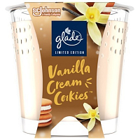 Glade svíčka vonná Maxi Vanilla Cream Cookies, 204 g