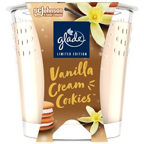 Glade svíčka vonná Maxi Vanilla Cream Cookies, 204 g