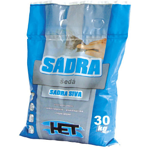 Het sádra šedá stavební, 30 kg