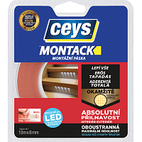 Ceys Montack montážní páska pro led kabely, 18 mm × 10 m