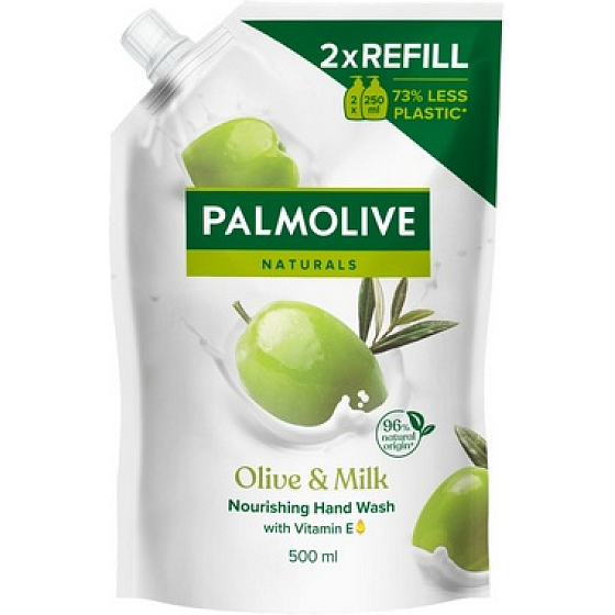 Palmolive Naturals Olive & Milk tekuté mýdlo náhradní náplň 500 ml