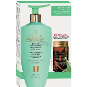 Collistar Anticellulite Cryo Gel 400 ml + Anticellulite kapsle čisté aktivní látky proti celulitidě 7 x 4 ml, kosmetická sada