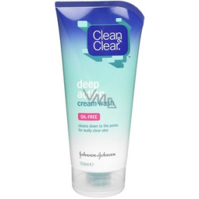 Clean & Clear Deep Action Cream Wash Hloubkově čisticí krémová emulze 150 ml