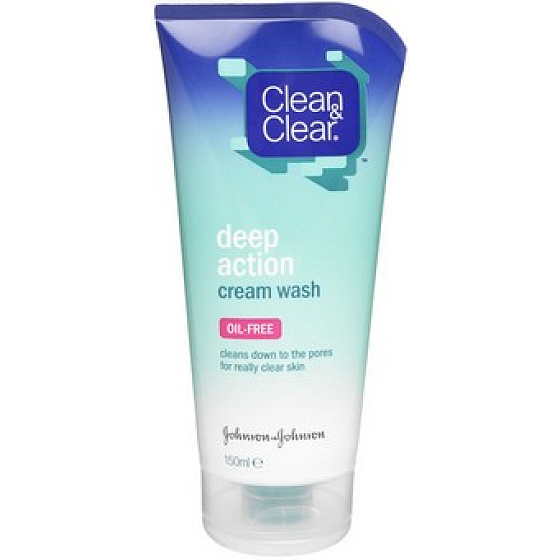 Clean & Clear Deep Action Cream Wash Hloubkově čisticí krémová emulze 150 ml