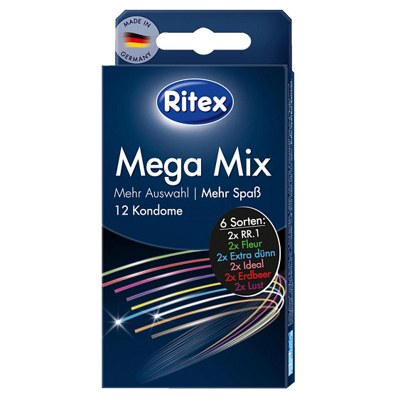 Ritex Mega Mix kondom 12 kusů