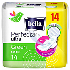 Bella Perfecta Slim Green ultratenké hygienické vložky s křidélky, neutralizují pachy 14 kusů