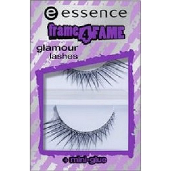 Essence Frame for Fame Volume Lashes umělé řasy 1 pár + mini lepidlo 1 ml