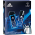 Adidas Champions League deodorant sprej 150 ml + sprchový gel 250 ml, pro muže dárková sada