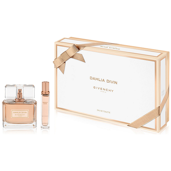 Givenchy Dahlia Divin toaletní voda pro ženy 50 ml + toaletní voda cestovní balení 12,5 ml, dárková kazeta