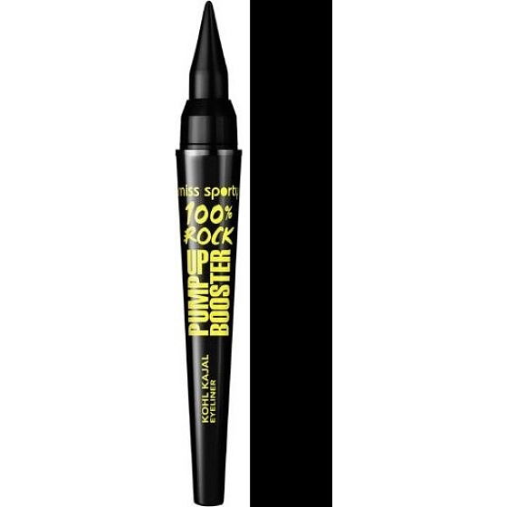 Miss Sporty Pump Up Booster 100% Rock Kohl Kajal Eyeliner tužka na oči 001 100% Black 1,5 g
