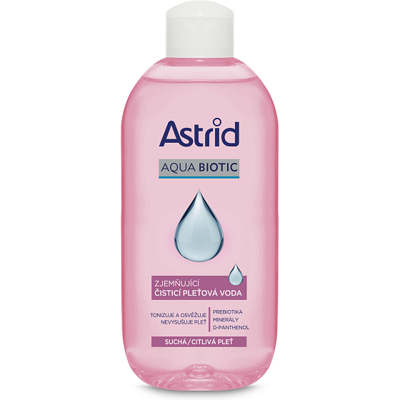 Astrid Soft Skin zjemňující čisticí pleťová voda, 200 ml