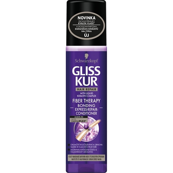 Gliss Kur Fiber Therapy regenerační expres balzám pro namáhané vlasy 200 ml