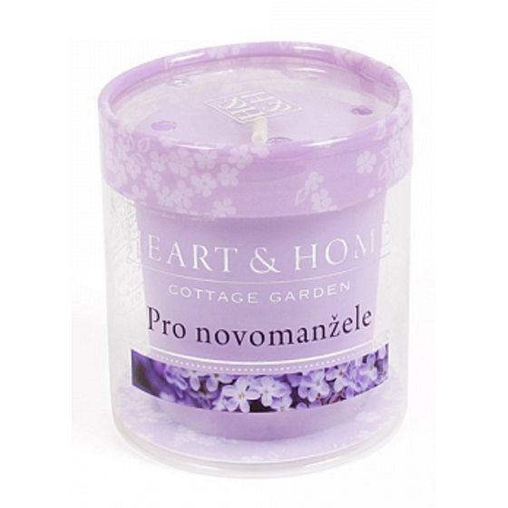 Heart & Home Pro novomanžele Sojová svíčka bez obalu hoří až 15 hodin 53 g