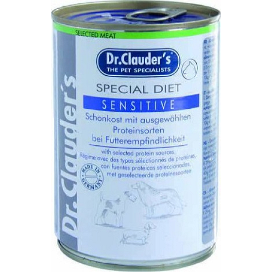 Dr. Clauders Special Diet Sensitive Jehněčí a rýže kompletní superprémiové krmivo pro psy s citlivostí na určité krmné složky 400 g
