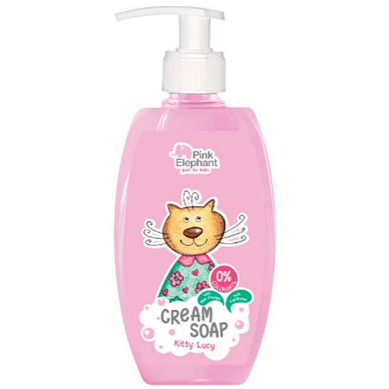 Pink Elephant Kitty Lucy tekuté mýdlo s obsahem panthenolu 250 ml