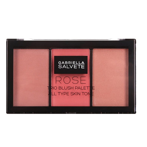 Gabriella Salvete Trio Blush Palette tvářenka 02 Rose 15 g