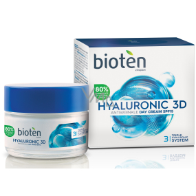 Bioten Hyaluronic 3D OF15 denní krém proti vráskám 50 ml