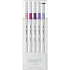 Uni Mitsubishi Emott Fine Liner sada 07 Floral 5 kusů 0,4 mm