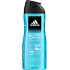 Adidas Ice Dive 3v1 sprchový gel na tělo, vlasy a pleť pro muže 400 ml
