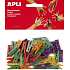 Apli Dřevěné kolíčky mix barev 25 x 3 mm 45 kusů